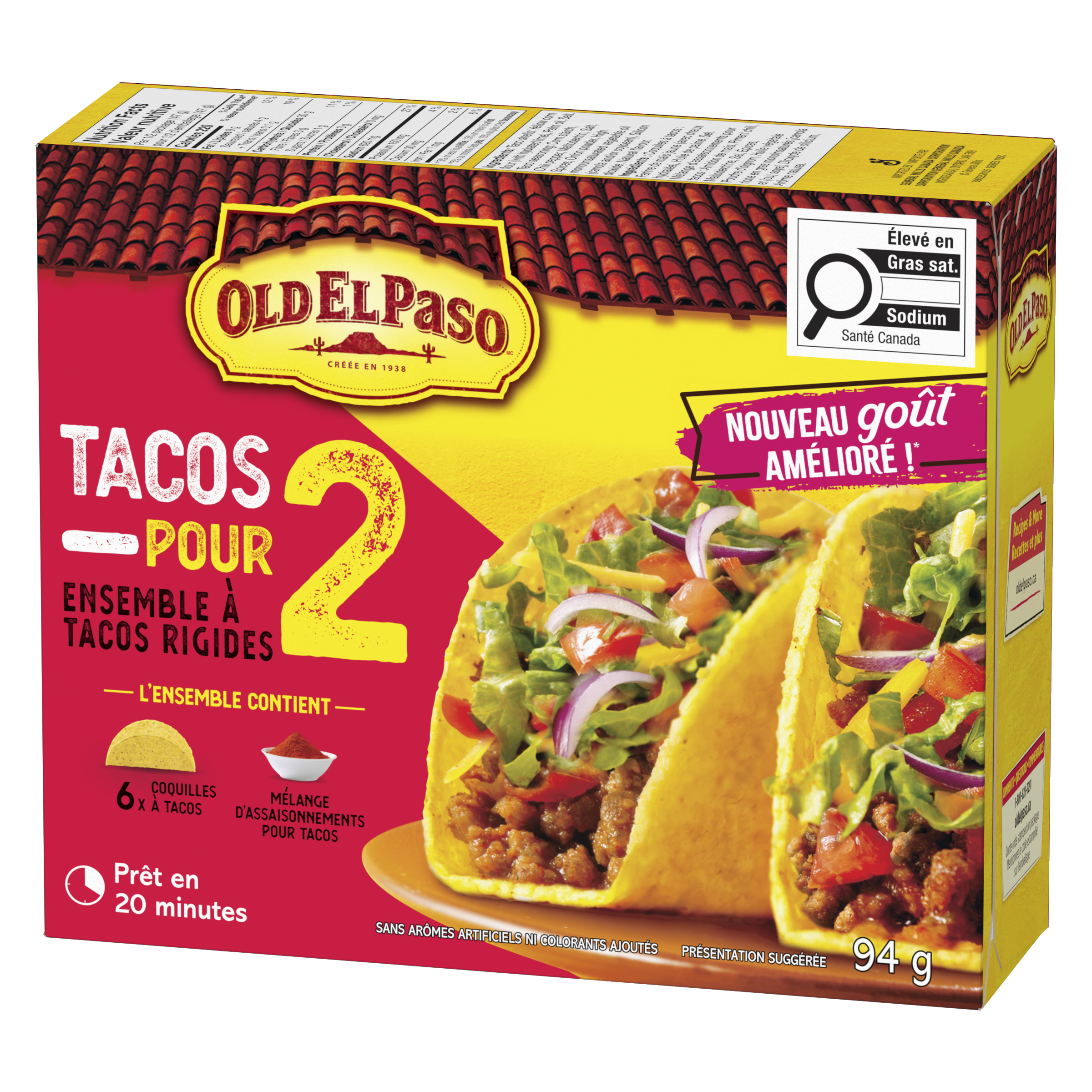 Tacos for 2 Hard Taco Dinner Kit